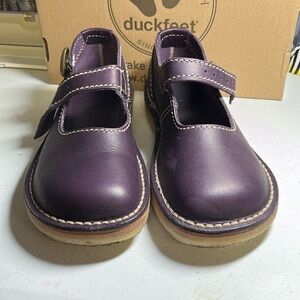 Duckfeet Himmerland Mary Janes, Plum